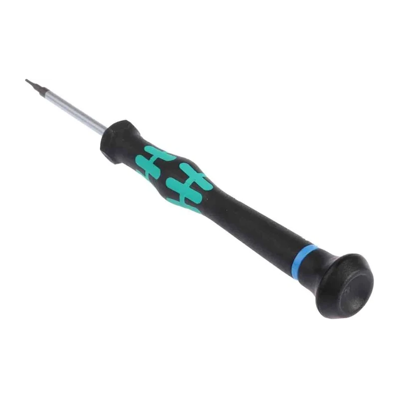 Wera Precision Screwdriver Multi-Component Handle Chrome Plated Blade 0.9 mm Tip 97mm Overall 05118062001