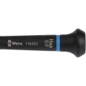 Wera Precision Screwdriver Multi-Component Handle Chrome Plated Blade 0.9 mm Tip 97mm Overall 05118062001