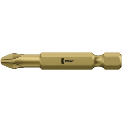 Wera Screwdriver Bit PH1 50 mm Drive Size, High-Quality Torsion Zone Design 05135270001