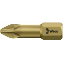 Wera Screwdriver Bit PH2 25 mm Drive Size Chrome Plated Stainless Steel 05056610001