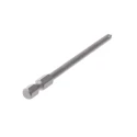 Wera Screwdriver Bit Phillips PH1 Tip, Stainless Steel, Chrome Plated, 89 mm Overall Length 05059760001