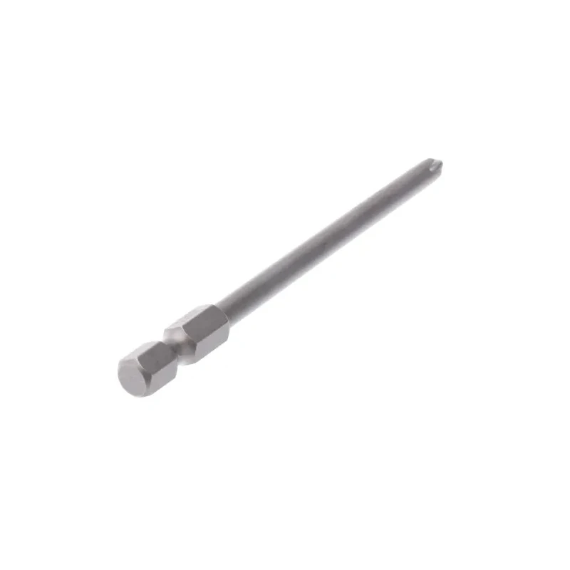 Wera Screwdriver Bit Phillips PH1 Tip, Stainless Steel, Chrome Plated, 89 mm Overall Length 05059760001