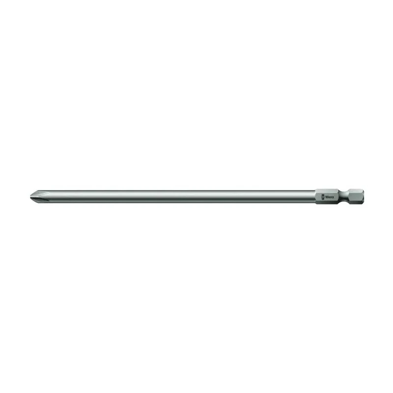 Wera Screwdriver Bit with 1/4 in Square Drive, PH3 Tip, 200 mm Overall Length 05059802001