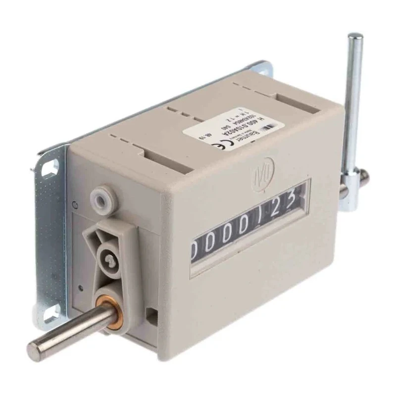 Baumer Mechanical 7-Digit Manual Reset Stroke Counter with 7mm Digit Height H 400.010A02A