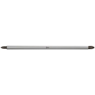 Wera Reversible Screwdriver Blade PZ1 PZ2 Tip 175 mm Chrome Plated Blade VDE 1000V Approved 7in Overall 05002960001