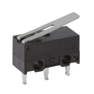 ZF Hinge Lever Micro Switch PCB Terminal 50mA 125V AC 30V DC SPDT IP40 DG23-B1LA