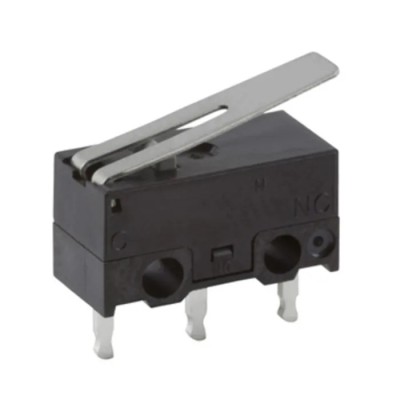 ZF Hinge Lever Micro Switch PCB Terminal 50mA 125V AC 30V DC SPDT IP40 DG23-B1LA