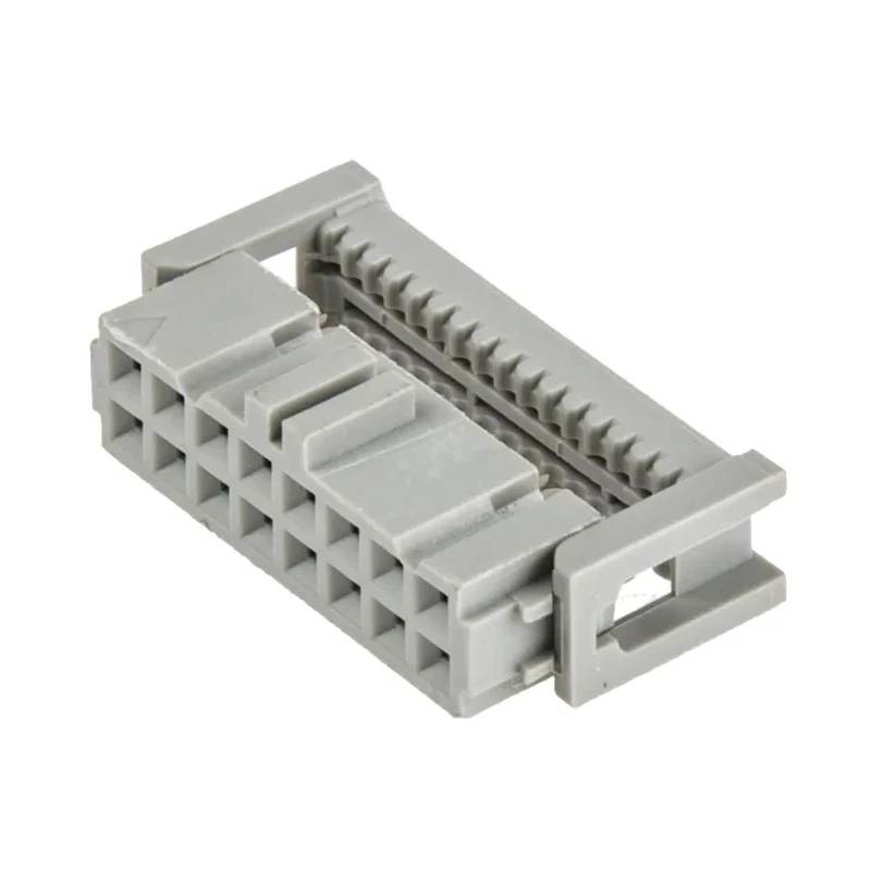 3M 16-Way IDC Connector Female for Cable, 2 Row, 1A Current, 2.54mm Pitch, Gold over Nickel Contact Plating 89116-0101HA