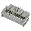 3M 16-Way IDC Connector Female for Cable, 2 Row, 1A Current, 2.54mm Pitch, Gold over Nickel Contact Plating 89116-0101HA