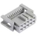 3M 10-Way IDC Connector Female for Cable, 2 Row 89110-0101HA 1000V AC 1A Pitch 2.54mm