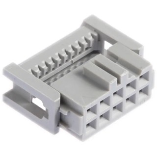3M 10-Way IDC Connector Female for Cable, 2 Row 89110-0101HA 1000V AC 1A Pitch 2.54mm