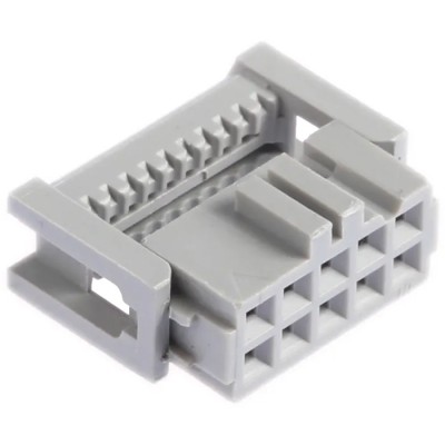 3M 10-Way IDC Connector Female for Cable, 2 Row 89110-0101HA 1000V AC 1A Pitch 2.54mm