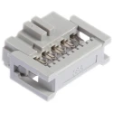 3M 10-Way IDC Connector Female for Cable, 2 Row 89110-0101HA 1000V AC 1A Pitch 2.54mm