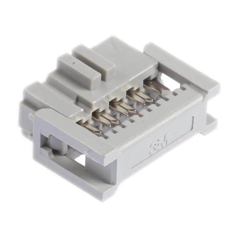 3M 10-Way IDC Connector Female for Cable, 2 Row 89110-0101HA 1000V AC 1A Pitch 2.54mm
