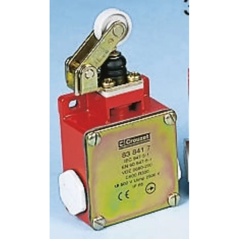 Crouzet 8384 Series Roller Lever Limit Switch, 2 NC Contacts, IP66 Metal Housing, 240V AC, 3A 83841701