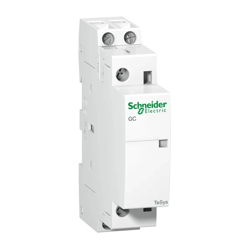 Schneider Electric GC25 Series Contactor, 24V AC Coil, 2-Pole, 25 A Contact Current, 1.65W Power, 2 NO, 250V AC GC2520B5