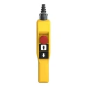 Schneider Electric DPDT Push Button Pendant Station Yellow Polypropylene XACA2113
