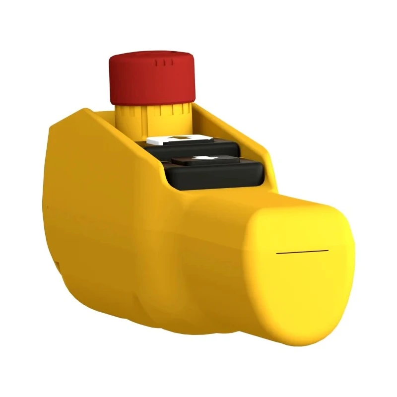 Schneider Electric DPDT Push Button Pendant Station Yellow Polypropylene XACA2113