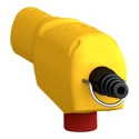 Schneider Electric DPDT Push Button Pendant Station Yellow Polypropylene XACA2113