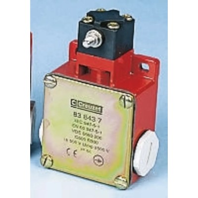 Crouzet 8384 Series Rotary Head Limit Switch, 2 NC Contacts, IP66 Metal Housing 83843701