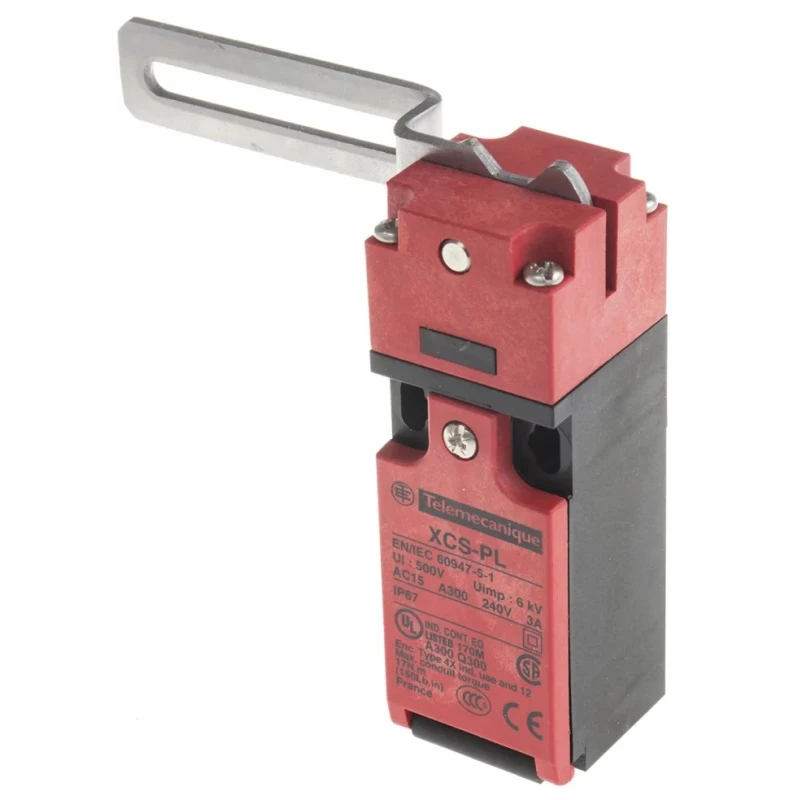 Telemecanique Sensors Safety Hinge Switch XCSPL571 with IP67 Protection, 250V DC/240V AC, 6A Contact Current XCSPL571