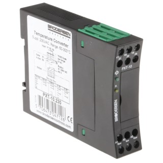 Brodersen Controls 9100 Series Signal Conditioner RTD Input Current/Voltage Output 230V AC Supply PXT-10.230/RS