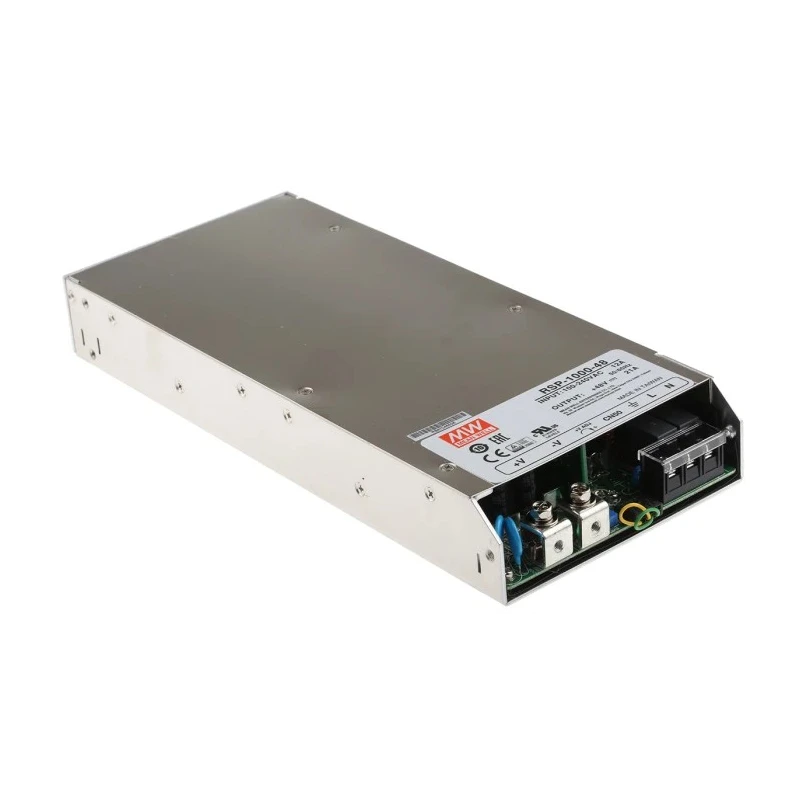 MEAN WELL RSP-1000-48 Switching Power Supply 48V DC 1kW 90% Efficiency Universal Input RSP-1000-48