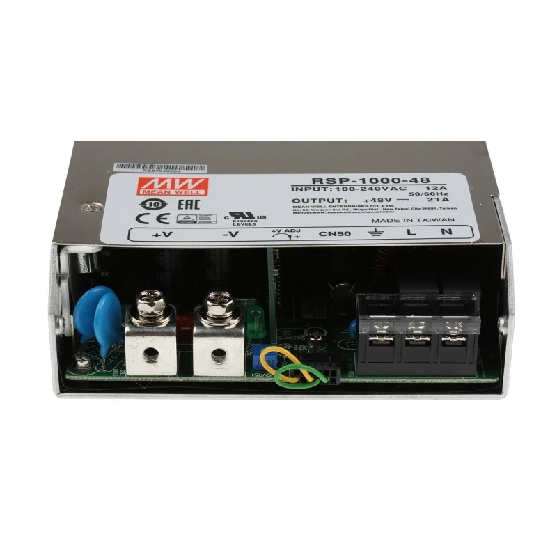 MEAN WELL RSP-1000-48 Switching Power Supply 48V DC 1kW 90% Efficiency Universal Input RSP-1000-48