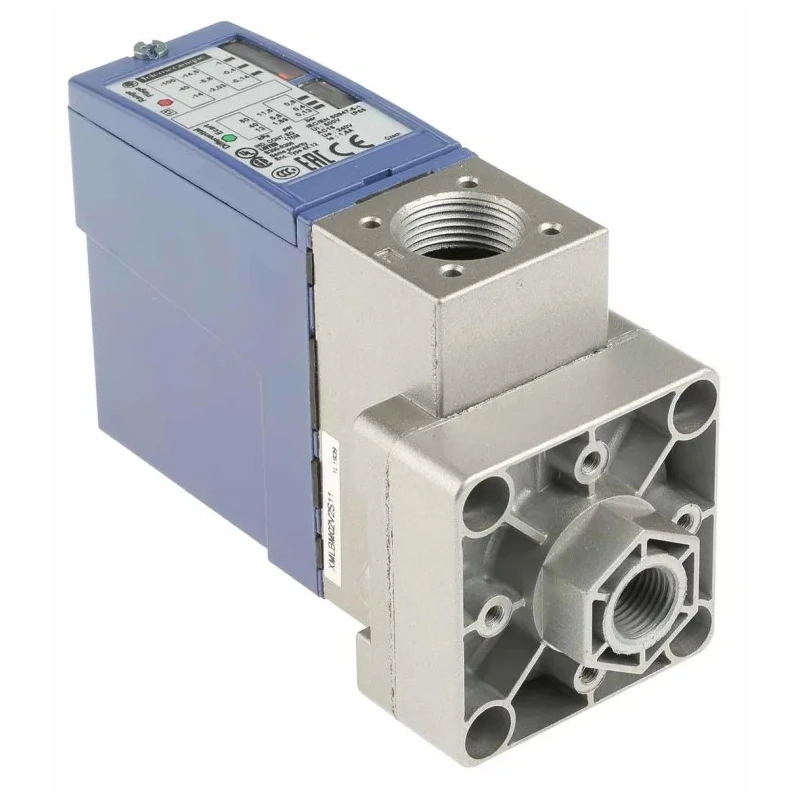 Telemecanique Sensors XMLB Series Differential Pressure Sensor with Relay Output, Measuring Range -0.87 bar to XMLBM02V2S11