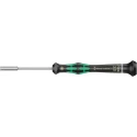 Wera Nut Driver with Hexagon Tip 3 mm, 60 mm Stainless Steel Blade, Plastic Handle, 157 mm Overall Length 05118114001