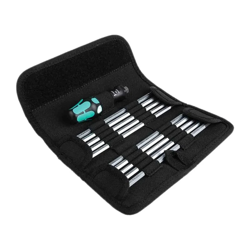 Wera Interchangeable Standard Screwdriver Set Hexagon Phillips Pozidriv Slotted Torx 11-Piece 05002990001