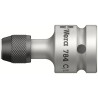 Wera 1/2 in Square Drive Socket Adapter with Quick-Release Chuck, 50mm Overall Length 05042760001