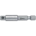 Wera 3/8 in Square Adapter Socket 50mm Overall Length 05050215001