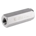 RS PRO Stainless Steel Hydraulic Check Valve In Line Mount BSP 1/4 Thread, 110 L/min Flow, 0.35 bar Cracking 324-4944