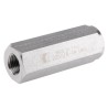 RS PRO Stainless Steel Hydraulic Check Valve In Line Mount BSP 1/4 Thread, 110 L/min Flow, 0.35 bar Cracking 324-4944