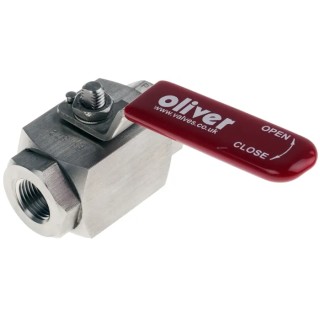 RS PRO Stainless Steel Hydraulic Ball Valve NPT 3/8 in 2-Port Threaded Connection 6000 psi 324-4994