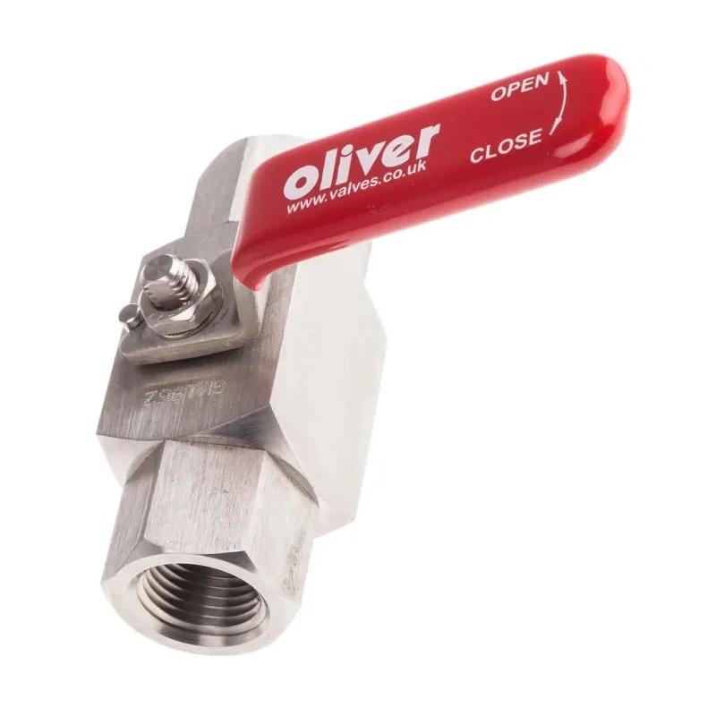 RS PRO Stainless Steel Hydraulic Ball Valve 1/2 in NPT Lever Operation 6000 psi 324-5004