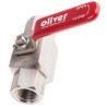 RS PRO Stainless Steel Hydraulic Ball Valve 1/2 in NPT Lever Operation 6000 psi 324-5004