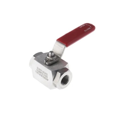 RS PRO Stainless Steel Hydraulic Ball Valve BSP 3/8 in Threaded 2-Port 6000 psi 324-5026