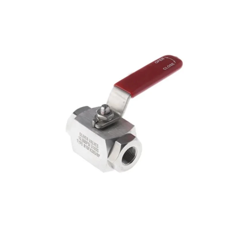 RS PRO Stainless Steel Hydraulic Ball Valve BSP 3/8 in Threaded 2-Port 6000 psi 324-5026