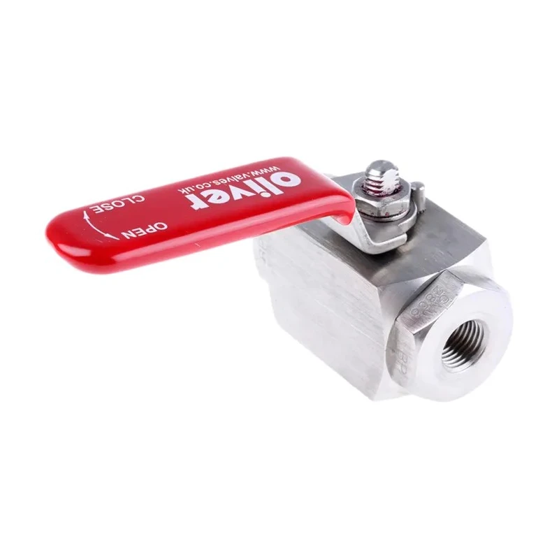 RS PRO Stainless Steel Hydraulic Ball Valve BSP, 1/4 in Port Size, 2 Ports, Threaded Connection, 6000 psi Pressure 324-5010