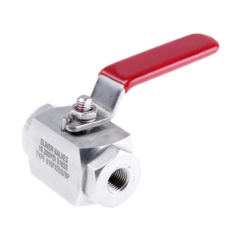 RS PRO Stainless Steel Hydraulic Ball Valve BSP, 1/4 in Port Size, 2 Ports, Threaded Connection, 6000 psi Pressure 324-5010