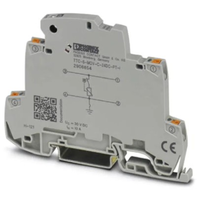 Phoenix Contact Surge Protector 2.5 kA Max Surge Current DIN Rail Mount TTC Series 2906858