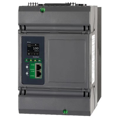 Eurotherm DIN Rail Power Controller 2 Input 1 Output Relay 100A 500V EPACK-2PH/100A/500V/XXX/V2/XXX/XXX/TCP