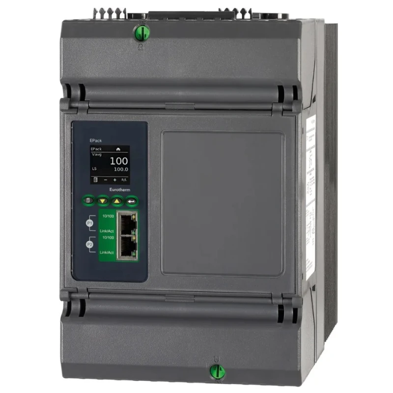 Eurotherm DIN Rail Power Controller 2 Input 1 Output Relay 100A 500V EPACK-2PH/100A/500V/XXX/V2/XXX/XXX/TCP