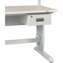 Treston Under Bench Drawer Unit Steel 150 mm x 300 mm x 454 mm White 859330-49