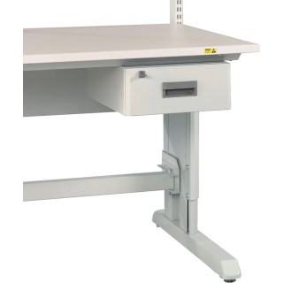 Treston Under Bench Drawer Unit Steel 150 mm x 300 mm x 454 mm White 859330-49