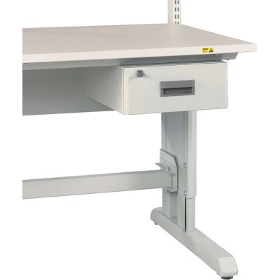 Treston Under Bench Drawer Unit Steel 150 mm x 300 mm x 454 mm White 859330-49