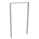 Treston Grey Steel Work Bench Upright Tubes 1.35 m x 30 mm x 60 mm 860024-49