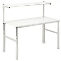 Treston Workbench with Shelf Adjustable Height 1.55 m x 1.5 m x 700 mm, 300kg Max Load TPH715